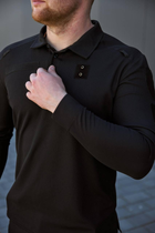 Костюм Поло з довгим рукавом та штани Kayman чорного колору для поліції XL - зображення 4