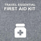Аптечка органайзер / сумка для хранения лекарств и медикаментов, дорожная, 25х22х12 см, серый (81701480) - изображение 4