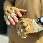 Перчатки Mechanix с открытыми пальцами и усиленными ладонями мультикам размер XL - изображение 3