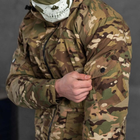 Чоловіча демісезонна Куртка Routine із функціональними Кишенями та Липучками під шеврони ріп-стоп мультикам розмір 2XL - зображення 5
