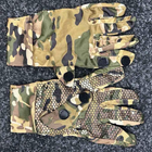 Влагоотводные перчатки Coolmax со съемными пальцами мультикам размер L - изображение 1