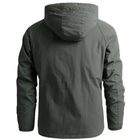 Чоловіча Водовідштовхувальна Куртка ARMY з капюшоном олива розмір S - зображення 2