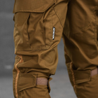 Мужские штаны с наколенниками 7.62 рип-стоп / Брюки с эластичными вставками койот размер XL - изображение 5