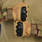 Сенсорные перчатки Stendboy с защитными накладками койот размер XL - изображение 3