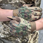 Сенсорные перчатки OZERO с защитой от ударов мультикам размер М - изображение 5