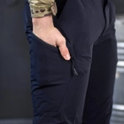 Чоловічі штани Patriot стрейч коттон темно-сині розмір L - зображення 4