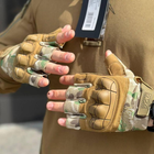 Перчатки Mechanix с открытыми пальцами и усиленными ладонями мультикам размер L - изображение 1