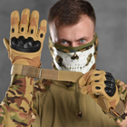Сенсорные перчатки Stendboy с защитными накладками койот размер 2XL - изображение 4