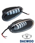 Світлодіодні протитуманні фари Led ПТФ. Діодні ПТФ 5 лінз. 50W Daewoo Lanos МЕТАЛ Slim (05818)