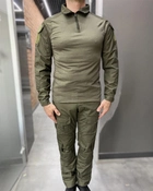 Армейская Кофта Убакс, Олива, коттон (хлопок), размер L, Combat, тактическая рубашка Убакс - изображение 2