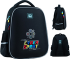 Рюкзак шкільний GoPack Cyber Sport напівкаркасний 38x28x13 см Чорний (GO24-165M-5)