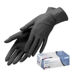 Перчатки нитриловые (черные),100 шт (50 пар) Medicom, M - изображение 4