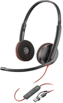Гарнітура комп'ютерна стерео On-ear Poly Blackwire 3220 чорний (8X228AA)
