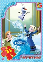 Пазли G Toys "Frozen" FR 033 (62), 35 елементів, з постером, в коробці