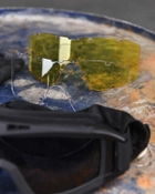 Тактичні окуляри захисна маска black - зображення 5
