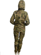 Женские тактические брюки утеплённые софтшелл 40 мультикам - изображение 6