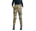 Жіночі тактичні штани утеплені софтшел 44 мультикам - зображення 10