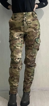 Жіночі тактичні штани утеплені софтшел 40 мультикам - зображення 11