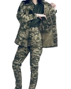 Жіночі військові тактичні штани 50 укрпіксель на флісі (зима) - зображення 3