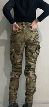 Женские тактические брюки утеплённые софтшелл 50 мультикам - изображение 15