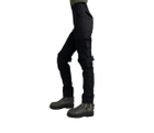 Женские полицейские тактические брюки 54 черные утепленные - изображение 2
