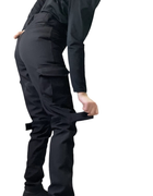 Женские полицейские тактические брюки 54 черные утепленные - изображение 10