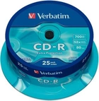Verbatim CD-R 700 MB 52x Extra Cake 25 (43432) - obraz 1