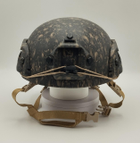Каска шлем кевларовая военная тактическая баллистическая Украина ОБЕРІГ R - PRO (череп)fast(фаст)клас 1ДСТУ - изображение 3