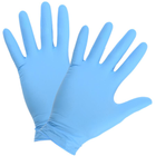 Одноразові нітрилові рукавички "NTS STANDARD" XL (пач. - 100шт), светло синие, APP, 09N0639 - зображення 2