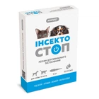 Капли Provet ИНСЕКТОСТОП для кошек и собак от 4 до 6 кг от внешних паразитов на холку 6 пипеток х 0,8 мл