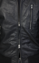 Куртка лётная кожаная Бундесвер 56 Black - изображение 8