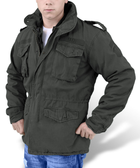 Куртка зі знімною підкладкою SURPLUS REGIMENT M 65 JACKET S Black - зображення 7
