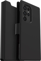 Etui z klapką Otterbox Strada Via do Samsung Galaxy S22 Ultra Black (840104297636) - obraz 1