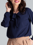 Блузка жіноча Lenitif L030 S Темно-синя (5902194365338) - зображення 6