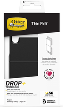 Etui OtterBox Thin Flex do Samsung Galaxy Z Flip 3 5G Black (840104298626) - obraz 3