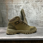 Ботинки берцы легкие тактическая обувь натуральная кожа усиленная пятка и носок 44р - изображение 6