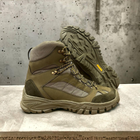 Ботинки берцы легкие тактическая обувь натуральная кожа усиленная пятка и носок 47р (3D сетка, стелька уменьшает нагрузку на стопу) - изображение 2