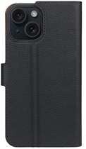 Etui z klapką Xqisit NP Slim Wallet Selection Anti Bac do Apple iPhone 15 Plus Black (4029948227627) - obraz 1