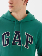 Bluza męska z kapturem z nadrukiem GAP 868460-00 S Zielona (1200133222181) - obraz 4