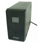 Блок безперебійного живлення EnerGenie EG-UPS-033 (LCD дисплей, USB порт, 1200VA, чорний колір)