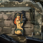 Нашивка M-Tac Tactical girl №4 PVC рижая - изображение 3