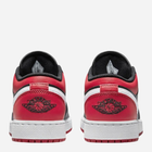 Підліткові кеди для хлопчика Nike Air Jordan 1 Low (GS) 553560-066 38 Чорний/Червоний (196604828338) - зображення 4