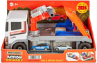 Вантажівка з причепом Mattel Matchbox Action Drivers з машиною (194735188864) - зображення 1