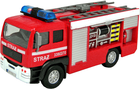 Wóz strażacki Hipo z efektami świetlnymi i dźwiękowymi 14 cm (5907700634809) - obraz 1