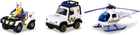 Zestaw samochodów policyjnych Simba Fireman Sam z figurką 3 szt (4006333079207) - obraz 2