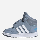 Buty sportowe chłopięce na rzepy za kostkę Adidas Hoops Mid 2.0 I FW4922 18 Niebieskie (4060517267491) - obraz 3