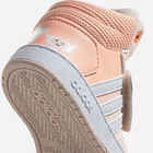 Buty sportowe dziecięce dla dziewczynki na rzepy za kostkę Adidas Hoops Mid 2.0 I FW4924 24 Brzoskwiniowe (4060519649370) - obraz 6