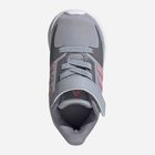 Buty sportowe dziecięce dla dziewczynki na rzepy Adidas Runfalcon 2.0 I FZ0095 21 Szare (4064036684012) - obraz 4