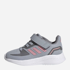 Buty sportowe dziecięce dla dziewczynki na rzepy Adidas Runfalcon 2.0 I FZ0095 26.5 Szare (4064036684784) - obraz 3