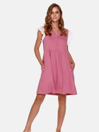 Koszula nocna damska z bawełny Doctor Nap Tcb.9903 M Różowa (5902701146955) - obraz 1